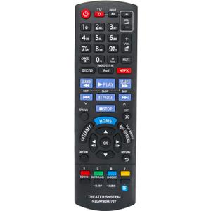 New N2QAYB000727 sub N2QAYB000728 Replacement Remote Control fit for Panasonic Blu-ray Disc Home Theater Sound System SC-BTT196 SCBTT196 SC-BTT195 SCBTT195 SC-BTT190 SCBTT190 SC-BTT490 SCBTT490
