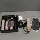 5 in 1 Hot Air Brush - Blow Dryer Brush & Air Curling Wrap Styler with Negative Ion Technology, Hair Dryer Brush for Drying, Curling, Straightening & Styling, Professional Hair Styling Tools (Pink)