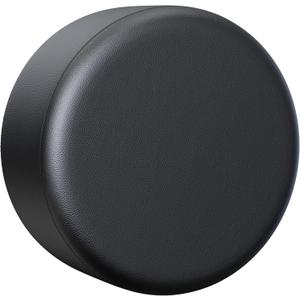 Moonet PVC Thickening Leather Spare Tire Wheel Cover for Car Truck SUV Camper Trailer Universal Fit RV JP FJ,R14 S Black (for Overall Wheel Diameter 24-26 inch)