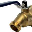 American Valve M74QT 3/4" Quarter Turn Sillcock FIP, 3/4-Inch