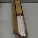 Hei!Dear Curtain Rods for windows 30 to 45 Inches(2.5-3.75 Feet), Adjustable 5/8 inch, Heavy Duty Decorative Splicing Curtain Rod,Small Window Rods Set,Size: 30"-45",White