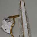 Hapfish Motion Sensor Battery Operated Wall Sconce, Wireless Picture Lights for Wall, Rechargeable Magnetic Art Lighting with Remote Control, Battery Picture Light for Poster Dartboard Mirror  Gold