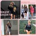 Hi Clasmix 2 Pack High Waisted Biker Shorts for Women-5" Tummy Control Fitness Athletic Workout Running Yoga Gym Shorts Black/Grey Large-X-Large