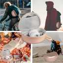 Hard Shell Travel Case Compatible with Beats Studio Pro/Studio3/Solo4/Solo3/ Solo 2 Bluetooth On-Ear Headphones (Gold 2)