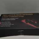 HALIDODO 35.4'' x 17'' Red Light Therapy Mat for Body, 500 LEDs Tri-Chip Upgrade 660nm& 850nm Near Infrared Light Therapy Pad Wrap Belt Blanket for Body Back Waist Shoulder Knee Joint, 90Min Timer (Black)