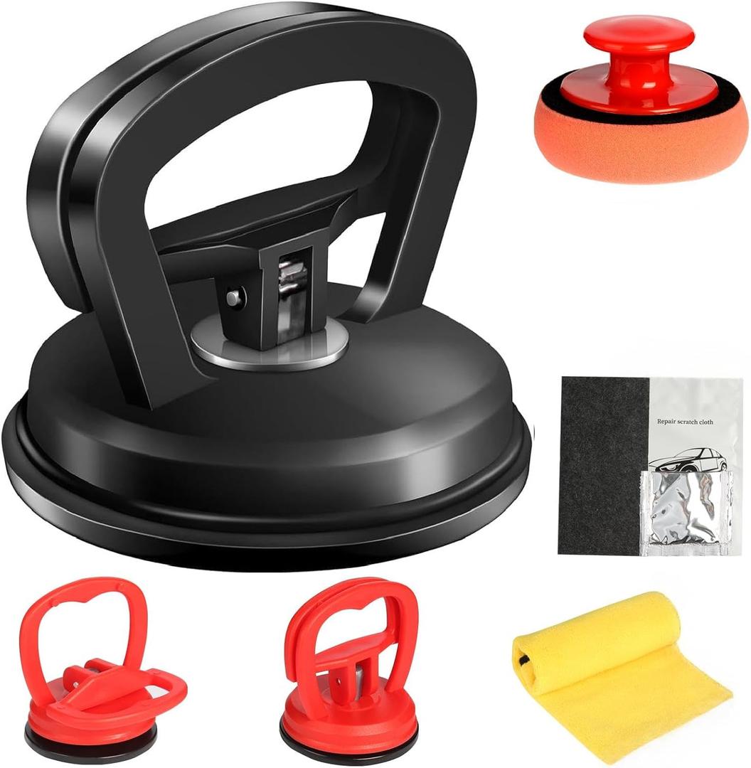 Dent Puller, Car Dent Puller 3 Pack, Suction Cup Dent Removal Kit, Paintless Dent Repair Auto Body Tool for Car Dents, Doors and Object Moving