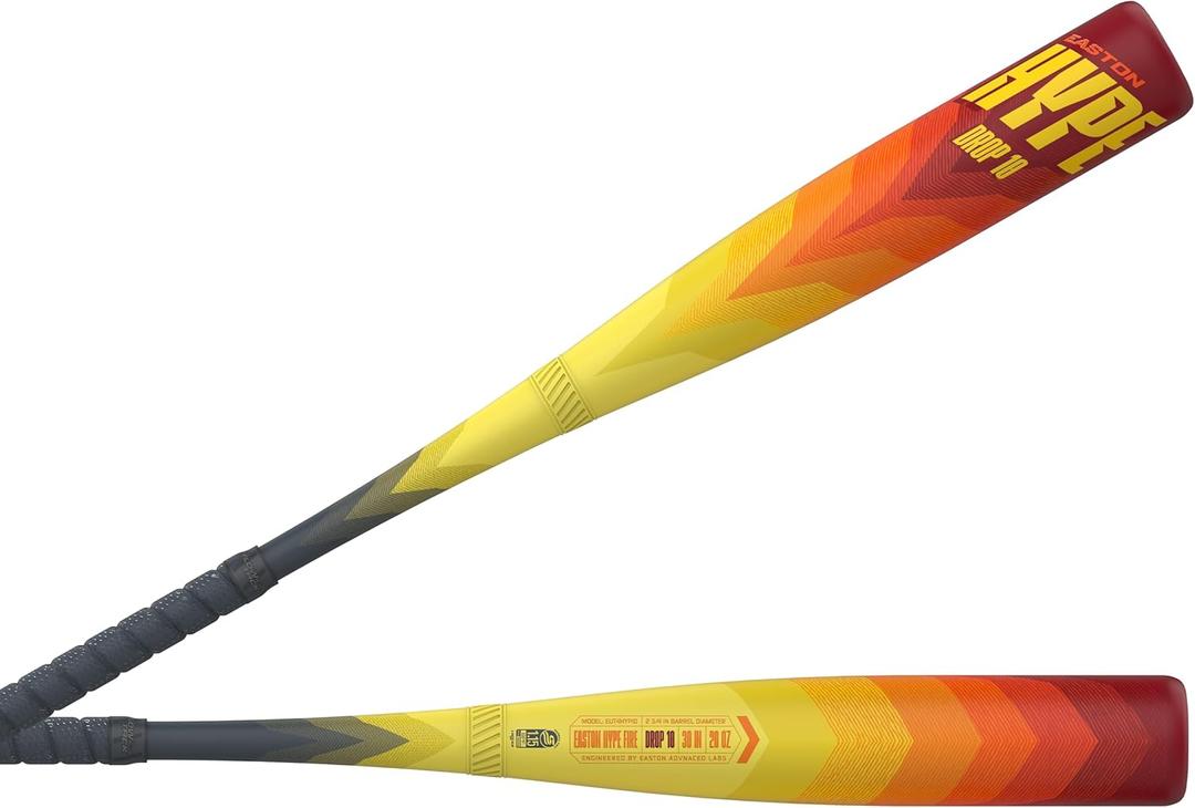 Easton | HYPE FIRE Baseball Bat | USSSA | 2 3/ 4" Barrel | Orange | 31" | -5