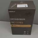 Vacuum Storage Bags for Travel with Wireless Rechargeable Electric Pump, 16 Pack Travel Essentials Vacuum Seal Bags for Clothing, Space Saver Compression Packing Bags for Luggage, Suitcase, Home (Combo, Black)