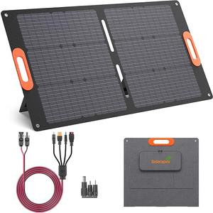 Solarapex 100W Portable Solar Panel, ETFE Foldable Charger, 23.5% Efficient
IP67 Waterproof ETFE One-Piece Lamination with USB-C, XT60/DC8020/Anderson/DC5521 Outputs for Camping, RV and Power Stations