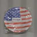 50Pcs 4th of July Paper Plates,4th of July Themed American Flag Patriotic Party Supplies,7inch American Flag Paper Plates,for Patriotic Party Veterans Memorial Day 4th of July Independence Day Decor