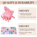 Obeoby 128 Pcs Mini Butterfly Hair Claw Clips, Toddler Baby Girl Hair Clips - Cute Hair Accessories Holiday Birthday Gifts (32 Colors)