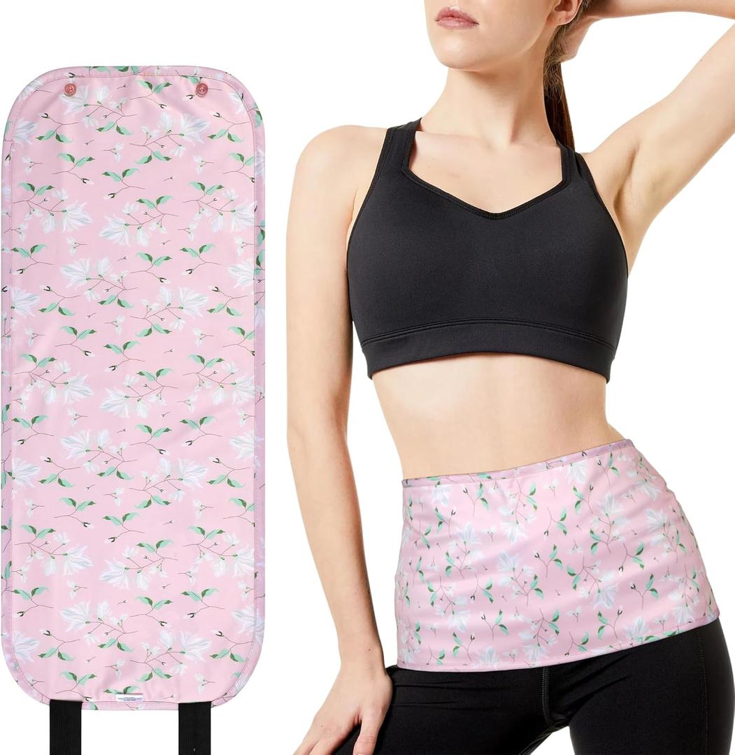 Castor Oil Pack for Pelvic - Heatless, Less-Mess, Reusable - Organic Cotton Flannel (Oil are Not Include)