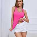 beautyin Women Tank Top with Shelf Bra Racerback Workout Yoga Tops Undershirt (XL)