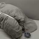 VANSOFY Extra Large Reclining Sectional Couch Covers, Washable 5-Piece Sofa Covers for L Shape Sectional Sofa Corner Seater, Thick, Soft Sofa Slipcovers (5 Seat Recliner Cover, Light Gray)