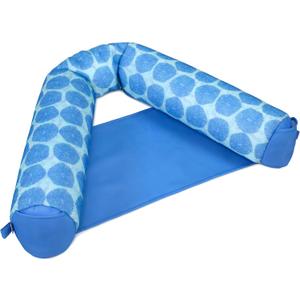 Big Joe Noodle Sling XL Pool Float, Coral Bloom, Doubled-Sided Mesh, Quick Draining Fabric, No Inflation Needed