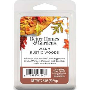 Warm Rustic Woods Scented Wax Cubes 4Pack