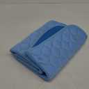 NAMOTEK Washable Dog Cooling Mat Ice Silk Cool Mat for Pet Self Comfortable Blanket Dog Pad Blue (Large)