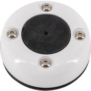 SEAVIEW | Round Cable Gland | Stainless Steel | Marine Grade Waterproof Cable Seal (Large - 27.5mm/1.08", White Powder Coated Stainless Steel)