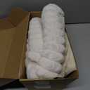 Zakkart SnugCloud Cat Window Perch with 4-Sided Bolster - Large Cat Hammock for Window Sill - Solid Hardwood & Metal Frame - Window Seat for Pets (Natural Color Wood w/White Bed, Large) (Large (25"x15"))