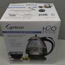Capresso 259 Water Kettle, 10" x 8.25" x 6.25", Polished Chrome