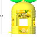 15FT Inflatable Lemonade Stand with Blower Inflatable Lemon Booth Suitable for Parties, Advertising Shopping Malls, Store Decoration Lemonade Stand(Yellow, 10ft L×10ft W×15ft H)