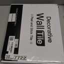 Art3d 10-Sheet Peel and Stick Backsplash PVC Wall Tile, Stickon Tile for Kitchen Backplash, Bathroom Vanities, Fireplace Decor, Laundry Table, Stair Decals in Spruce Grey Rustic, Plastic-Sheets (11.3"x13.5")