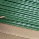 G-LEAF Garden Stakes 4 ft Plastic Coated Steel Tube Sturdy Metal Plant Sticks for Tomato,Cucumber,Bean,Tree,Pack of 50