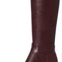 Modatope Platform Knee High Boots Square Toe Chunky Heel Boots for Women Side Zipper Block Heel Womens Heeled Boots (7)