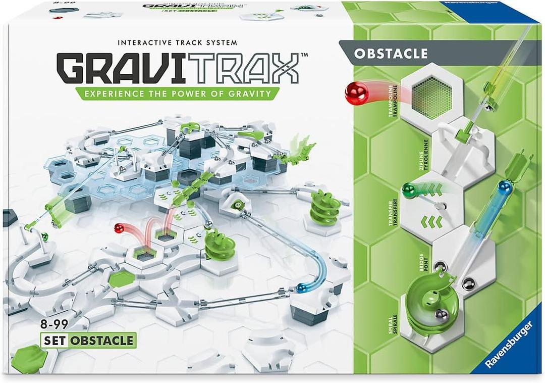 Ravensburger GraviTrax Obstacle Course Set - Innovative Marble Run & STEM Toy for Kids | Gravity-Powered Racetracks | Engaging Brain Game | Compatible with All GraviTrax Sets