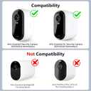 2Pack 25FT Power Cable Compatible with Arlo Essential 2K Outdoor Security Camera (2nd Generation), Flat Charging Cable, Weatherproof Outdoor Power Cord Charging Your Camera Continuously