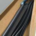 Garage Door Seals Bottom Rubber with Pre-drilled Aluminum Track Retainer Base Kit,Heavy-Duty U Shape + O Ring Combination Weather Stripping Sesl Kit for Garage Door (Black, 16Ft)