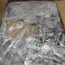 Cat Tree for Large Cat, 19 * 15.8in Large Perch Bed for Adult Cats, 23.6in Cat Tower with Scrathing Post, Cat Condo with 2-Door for Indoor Cats, Light Gray