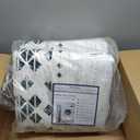 BESTSWEETIE 8x10 Area Rugs for Living Room Washable Moroccan Farmhouse Neutral Geometric Low Pile Non-Slip Soft Print Pattern Rug for Bedroom Kitchen Dining Room Entryway Black/Brown