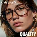 miyya Blue Light Blocking Glasses for Women, Blue Light Glasses for Women Oversized Fashion Glasses