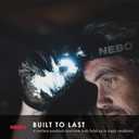 NEBO Transcend Rechargeable Headlamp | 1000 Lumens, 5 Light Modes, Detachable Magnetic Work Light, Water Resistant, Bright LED Headlight for Hiking & Camping, Includes USB Charging Cable