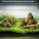 6.1-8.1 Inches Natural Dragon Stone, 6 PCS Large Aquarium Rocks for Aquascaping, Terrariums, Reptile Tanks & Aquarium Dcor