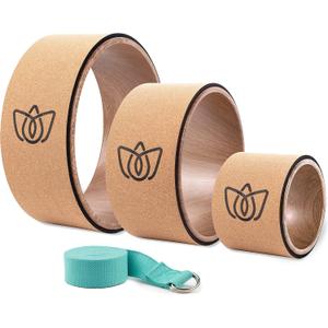 Florensi Back Roller - Back Stretcher, Back Cracker, Yoga Wheel, Deep Tissue Massager - for Back Pain Relief, Back Cracking, Yoga Stretching, Trigger Point Therapy - Foam Padded Rollers