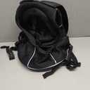 WOYYHO Pet Dog Carrier Backpack Small Dog Front Backpack Ventilated Mesh Dog Travel Back Pack with Safety Belt for Travel Hiking Cycling Outdoor Use (S (2-4.5 lbs), Black)