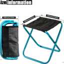 Portable Mini Folding Stool, Small Camping Stool Mortable Stool Can Hold Up to 150 Lbs