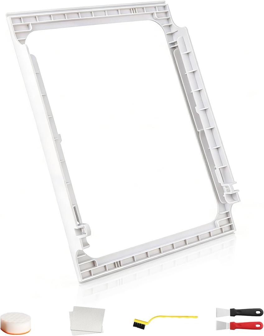 Refrigerator Drawer Hanger Deli Drawer Shelf Meat Frame Compatible With Whirlpool Fridge WRT148 WRT311 WRT318 Replace#: W10861519 5WT511SFEG00 5WT511SFEW00 WRT318FZDM01 WRT311FZDW01