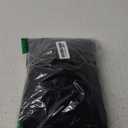 HOCILLE Women's Sexy V Neck Backless Bodycon Spaghetti Strap Elegant Ruffle Maxi Cocktail Party Dresses, X-Large, Black