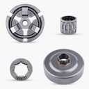 .325" 7T Clutch Drum Sprocket Rim Bearing Set Fit HUSQVARNA 50 51 55 EPA Rancher 154 254 Chainsaw Parts
