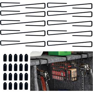 Pistol Rack for Gun Safe,10 PCS Gun Racks Safe Accessories,Handgun Rack for Gun Cabinet,Handgun Hanger Pistol Organizer for Display Stand,Pistol Storage The Perfect Indoor Gun Storage Solution