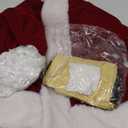 Santa Claus Costume for Men 9PCS, Christmas Santa Costume Adult Deluxe Santa Suit Professional Santa Outfit, Large