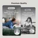 Bedsure Queen Comforter Set - 7 Pieces Reversible Forest Green Bedding, Queen Size Bed Set for All Seasons, Bed in a Bag with Down Alternative Comforter, Sheets, Pillowcases & Shams