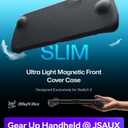 JSAUX Split Every Day Case for Switch 2, Slim Magnetic Detachable Front Cover, Dockable Design, Ergonomic Non Slip Grip, Travel Ready with Adjustable Stand, Shock Absorption & Anti Scratch – PC0123C
