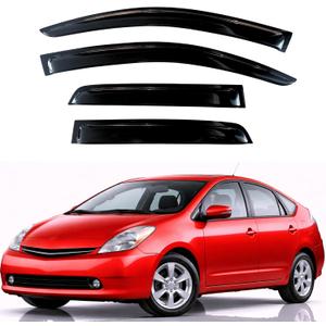 KPY Rain Guards Fit for 2004-2009 Toyota Prius, Out-Channel Window Visors Vent Wind Deflectors 4PC, Car Accessories for 04-09 Prius