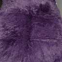 Przemy Fluffy Runner Rug for Bedroom Living Room, 2x6 Feet Dark Purple Shag Area Rugs, Soft Fuzzy Carpet for Bedside Nursery Kids Room College Dorm, Plush Throw Rug for Home Decor