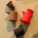 Ultimate Leakproof Wine & Champagne Stopper Set - Durable Silicone Beverage Bottle Sealers, Airtight Portable Wine Savers for Home, Bar, Restaurant, Festivals & New Year Celebrations 3PCS (Brown)