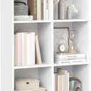 VASAGLE Custos Collection - Bookshelf, Bookcase, Cube Shelf with 6 Compartments, 9.4 x 25.8 x 38.6 Inches, Storage Shelf, for Living Room, Home Office, Dining Room, Cloud White ULBC423W01